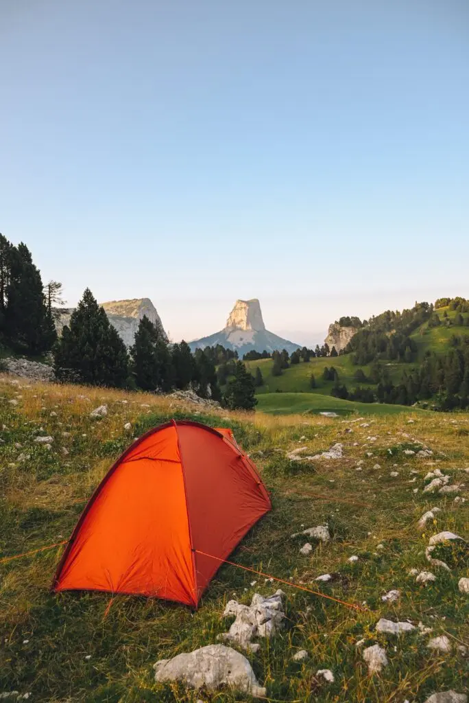 bivouac au Pas de l'Aiguille