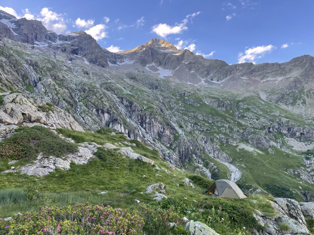 2 jours de randonnée-bivouac dans les Écrins au lac Bleu