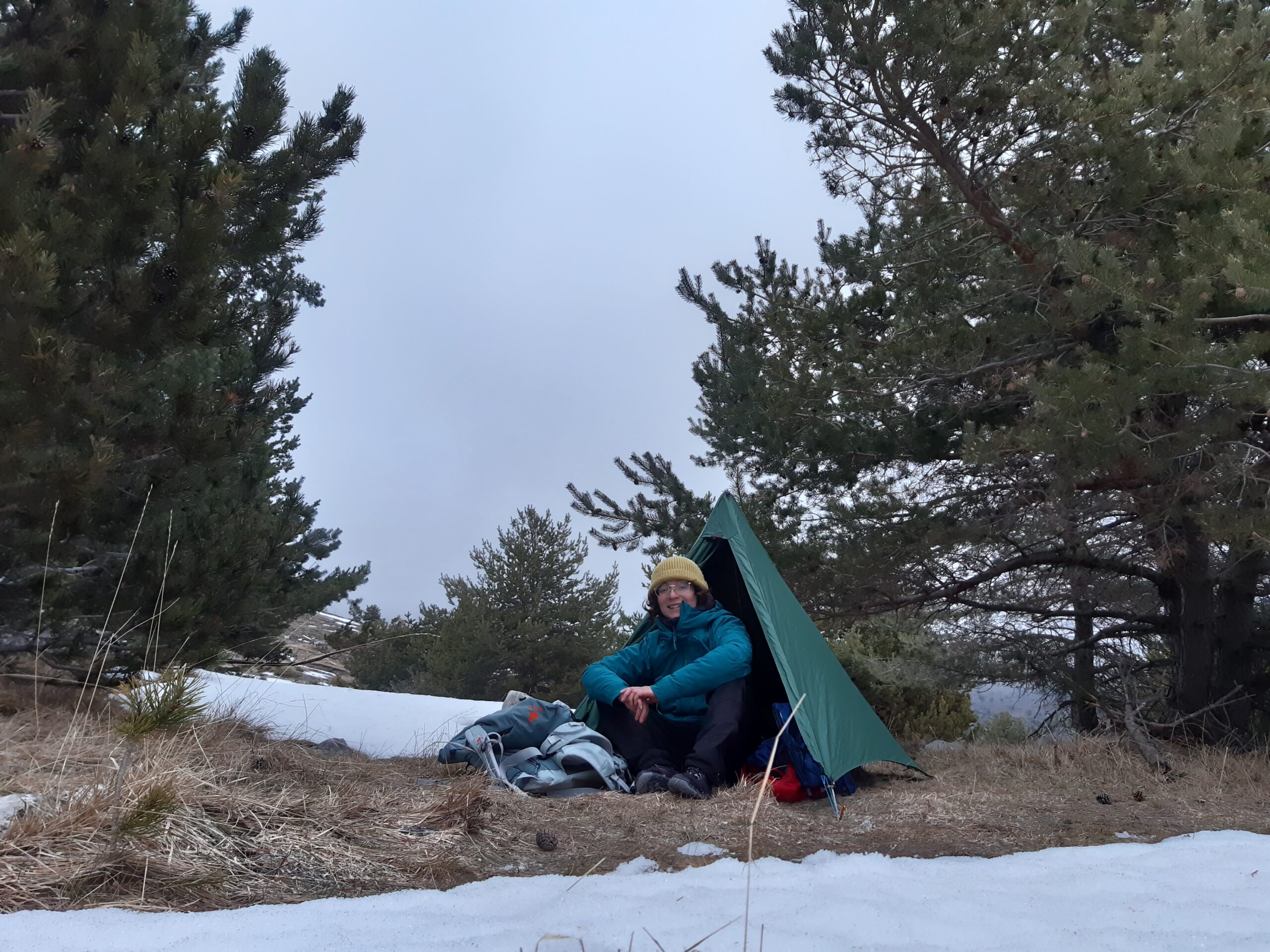 3 jours de randonnée dans le Dévoluy en hiver en bivouac et cabane