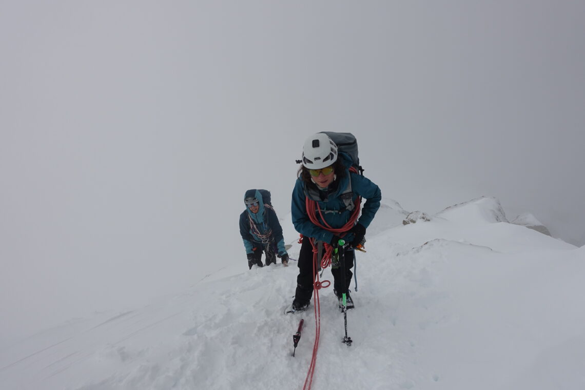 Ascension du Mont Blanc par les Trois Monts à ski de rando