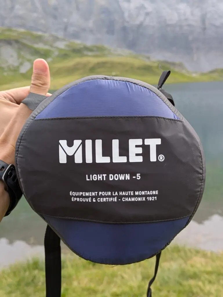 Matières et confort — Sac de couchage Millet Light Down -5°C — Test et avis (2026) (photo 2)