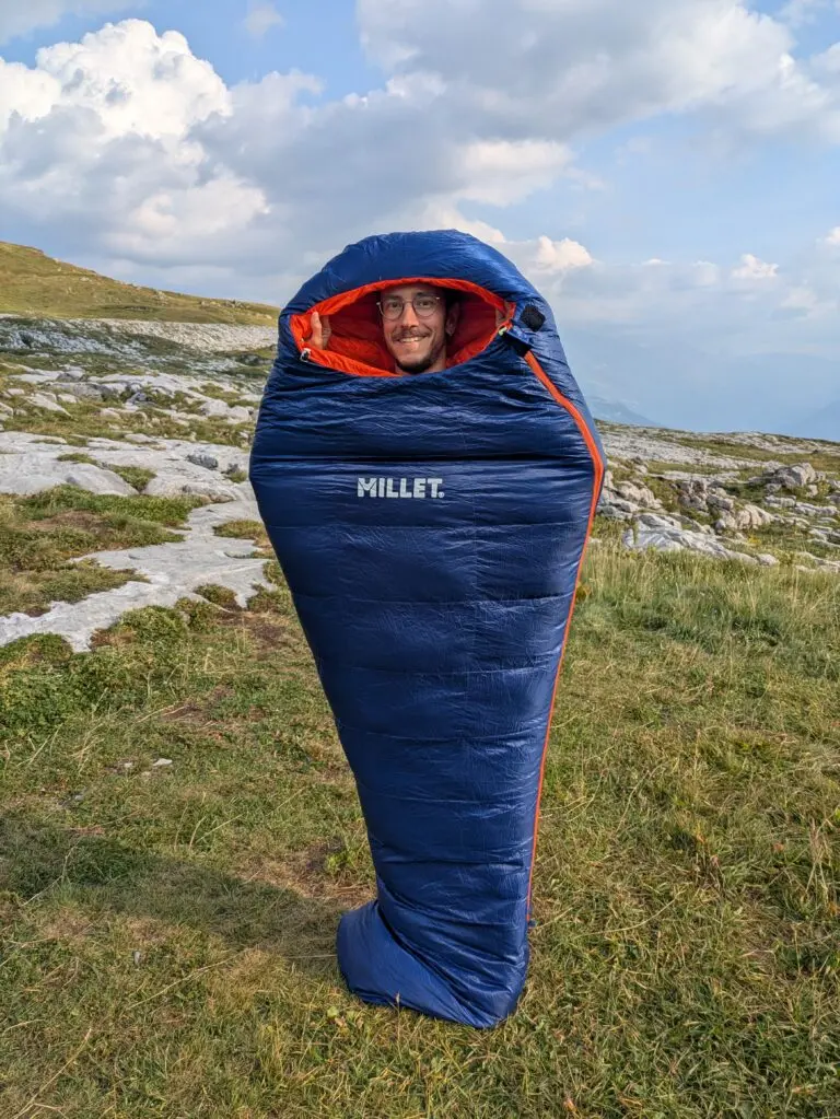 Sac de couchage Millet Light Down -5 °C essayé au bivouac