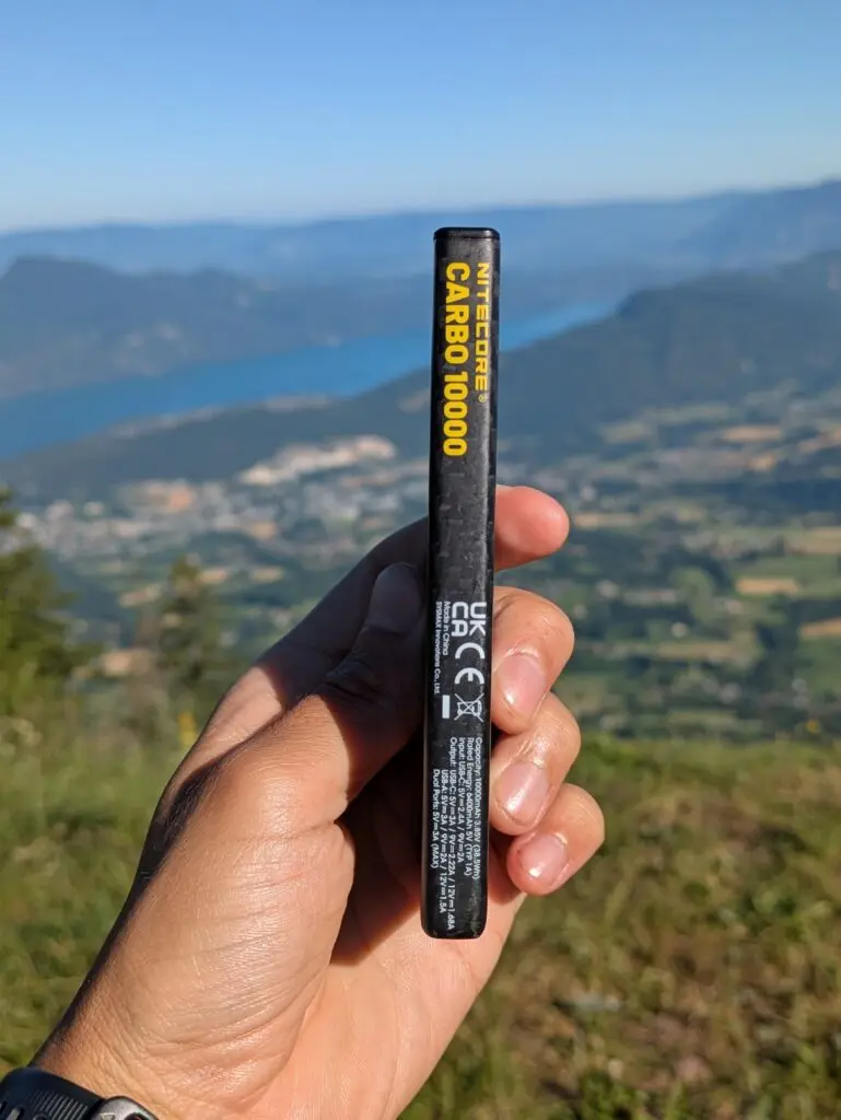 Batterie externe Nitecore Carbo 10000 Test &amp avis, photo 3