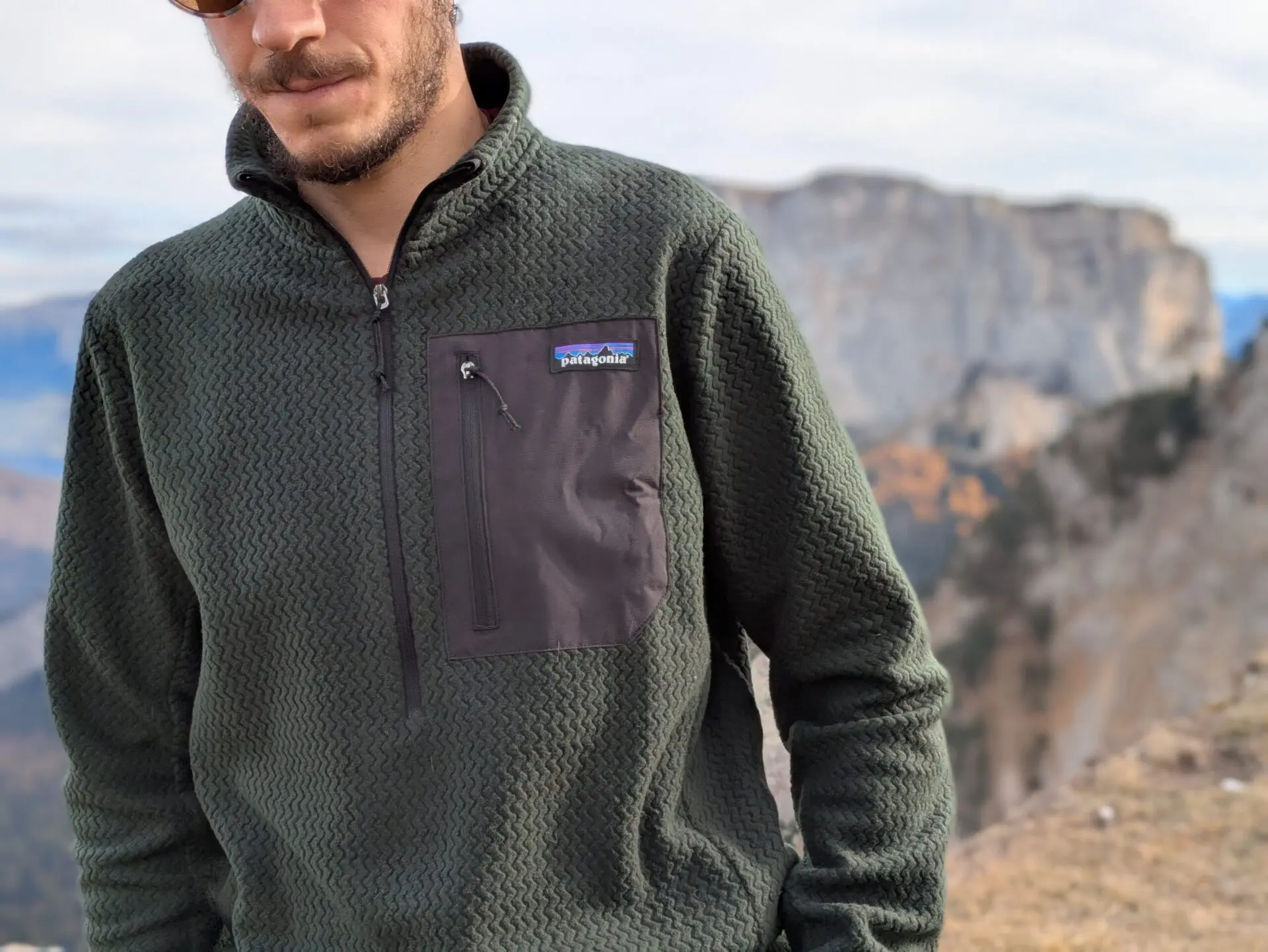 Patagonia R1 Air, photographié pendant notre test