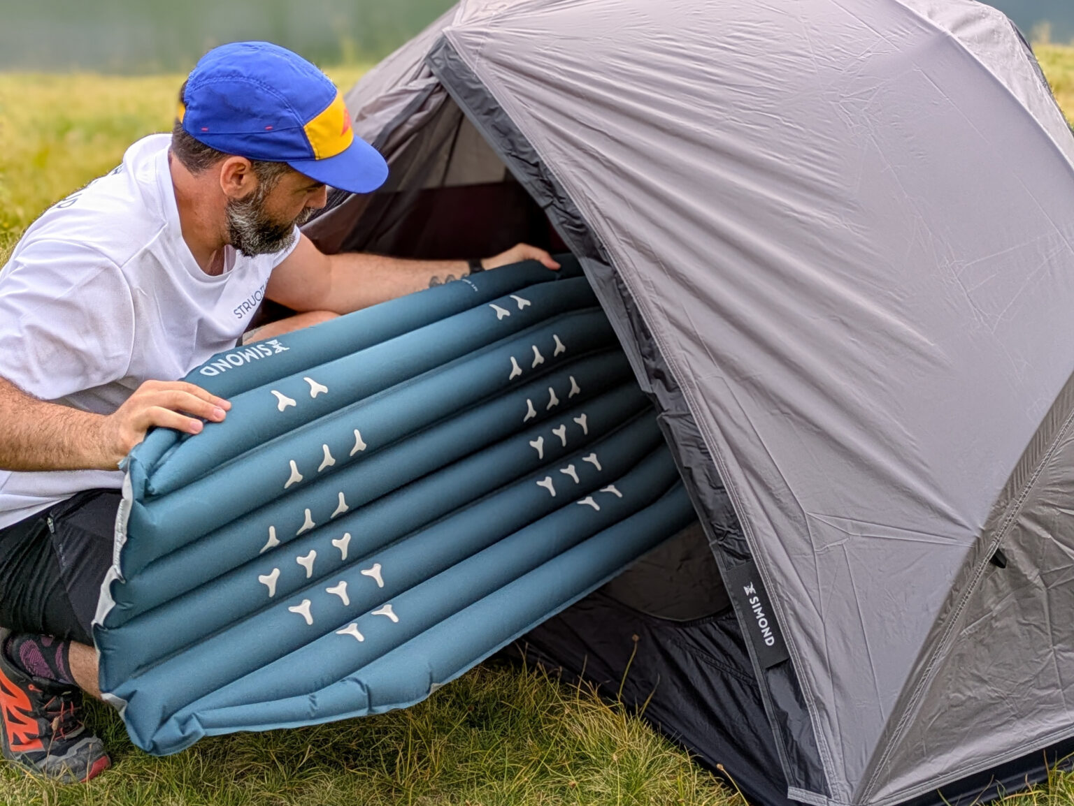Simond MT500 (matelas), photographié pendant notre test